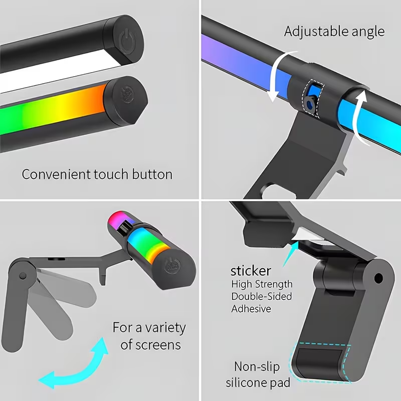 Monitor Light Bar RGB Lightbar - Setup Desk Monitor ulasan dan harga