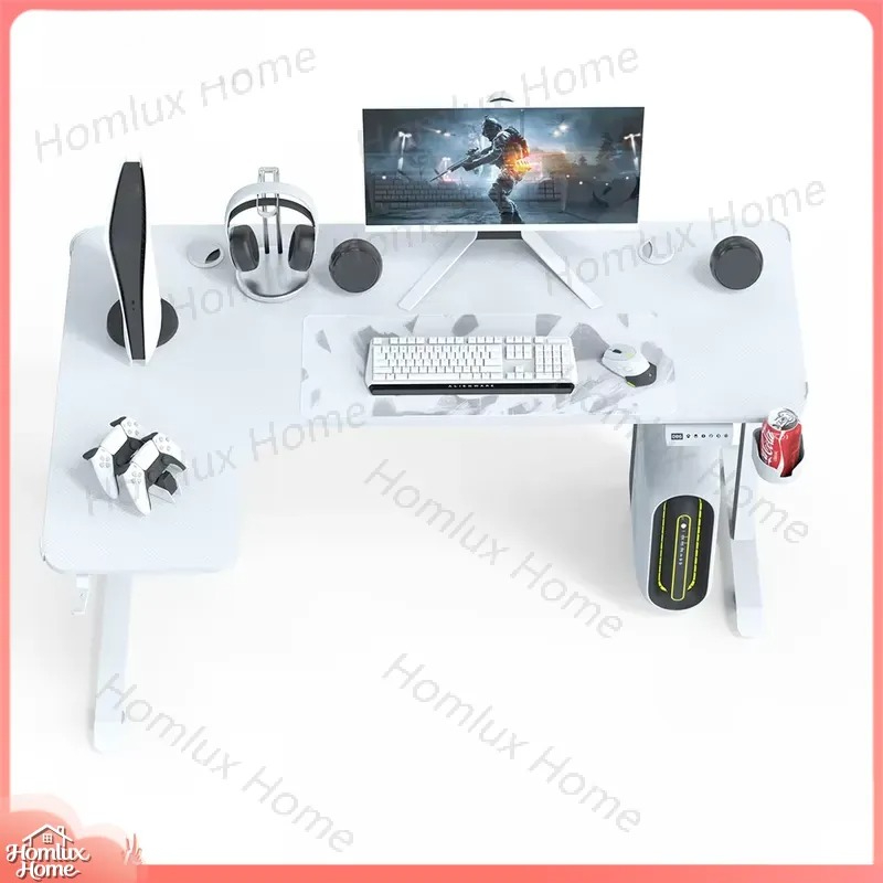 Gaming Desk Height Adjustable  - Desk Setup L Shaped ulasan dan harga