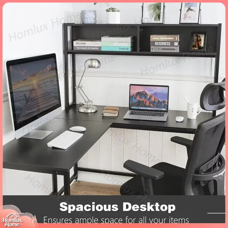 Heavy Duty Gaming Desk with RG - Desk Setup L Shaped ulasan dan harga