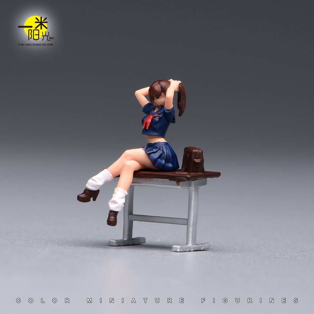Painted Miniature 1/87 1/64 Ja - Desk Setup With Tv ulasan dan harga