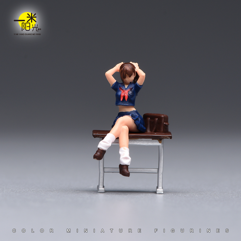 Painted Miniature 1/87 1/64 Ja - Desk Setup With Tv ulasan dan harga