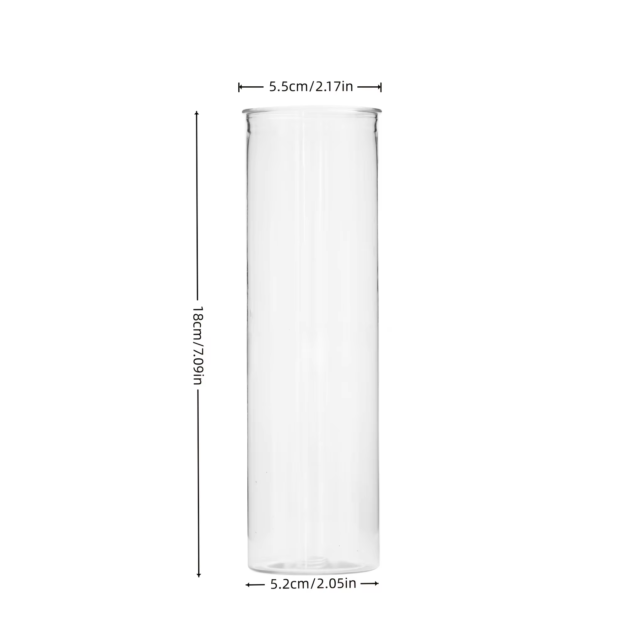 10-27Clear Acrylic Cylinder Va - Desk Setup Minimalist ulasan dan harga