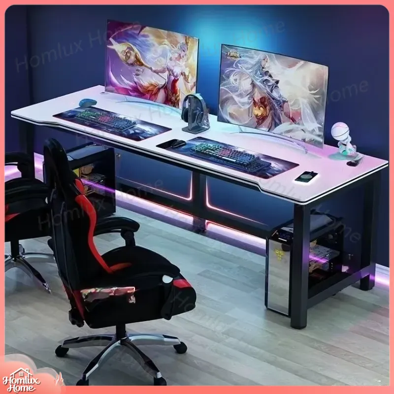Carbon Fiber Texture Black Gam - Desk Setup L Shaped ulasan dan harga