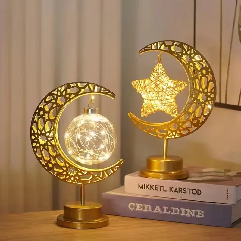 Ramadan LED Night Light Rotati - Desk Setup Lamp ulasan dan harga