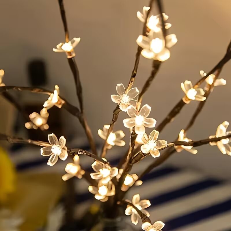 1/2PC 20LED Cherry Blossom Tre - Desk Setup Lamp ulasan dan harga