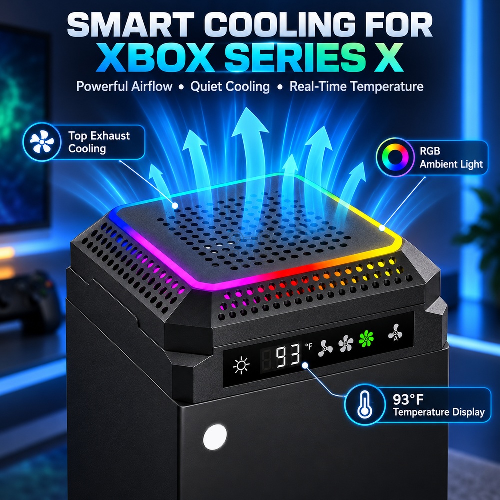 DATA FROG Auto Cooling Fan for - Desk Setup Xbox ulasan dan harga