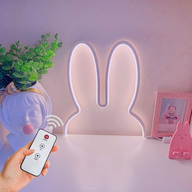 Cute Led Rabbit Wall Lights US - Desk Setup Lamp ulasan dan harga